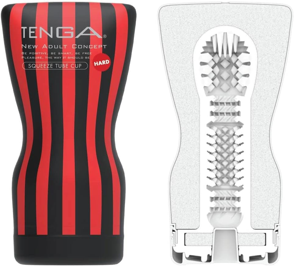 TOC-202H Strong Soft Case Squeezable Pre-Lubricated Male Masturbator Vacuum Cup with Powerful Suction Black