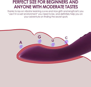 G Spot Vibe Dildo Vibrator with 25 Playful Vibration Pattern, Clitoral Stimulator for Women Couple Adult Sex Toys & Foreplay