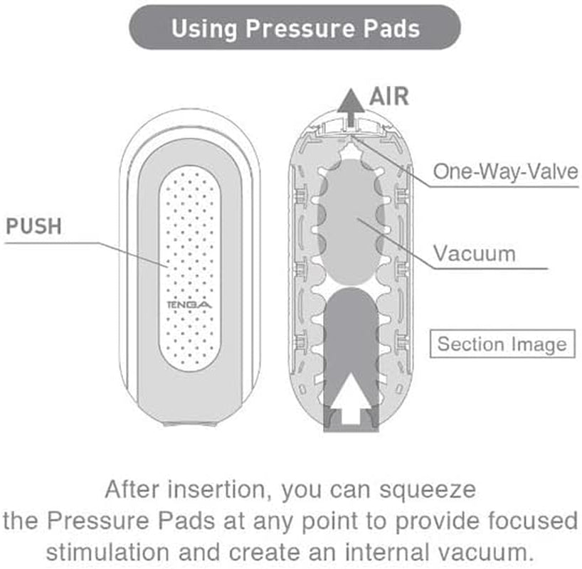 Flip 0 Electronic Massage Cup for Men Masturbation, Reusable Stimulating Pleasure Device, Male Toy Masturbator, White