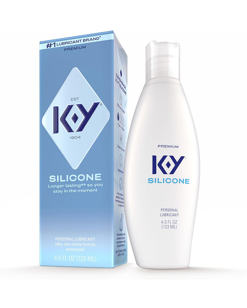 Silicone Lube, Premium Personal Lubricant, Silicone-Based Formula, Safe to Use with Condoms, for Men, Women and Couples, 4.5 Fl Oz