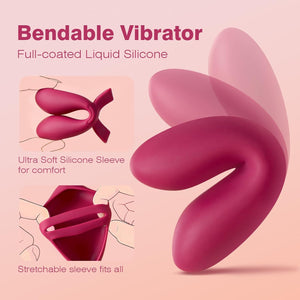 Clitoral Vibrator G-Spot Sex Toys -  APP Remote Adult Toy Heating Vibrators Wearable Panty Mini Tongue Vibe Powerful Vibration Nipple Stimulator Personal Wand Massagers for Women Couples Female