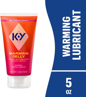 Warming Jelly Glycerin Based Formula 5 Fl Oz. Sensorial Personal Lubricant for Men, Women and Couples & Safe to Use with Latex Condoms (2-Pack)