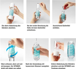 Spinner SPN-006 Brick Reusable Spiral-Motion Male Masturbator