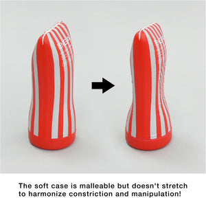 TOC-002US Ultra-Size Pre-Lubricated Soft Tube Male Masturbator Cup with Powerful Suction