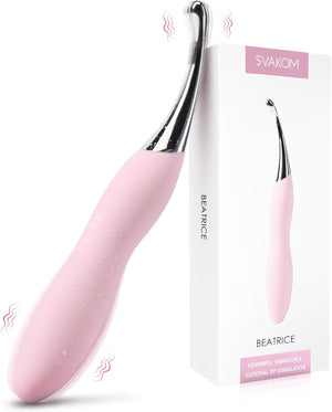 Clitoral Vibrator Adult Sex Toys -  Squirting Vibrators Clit G-Spot Dildo Nipple Stimulator for Women Pleasure - High Frequency Personal Massager Wand Adult Sensory Toy 2 Silicone Heads