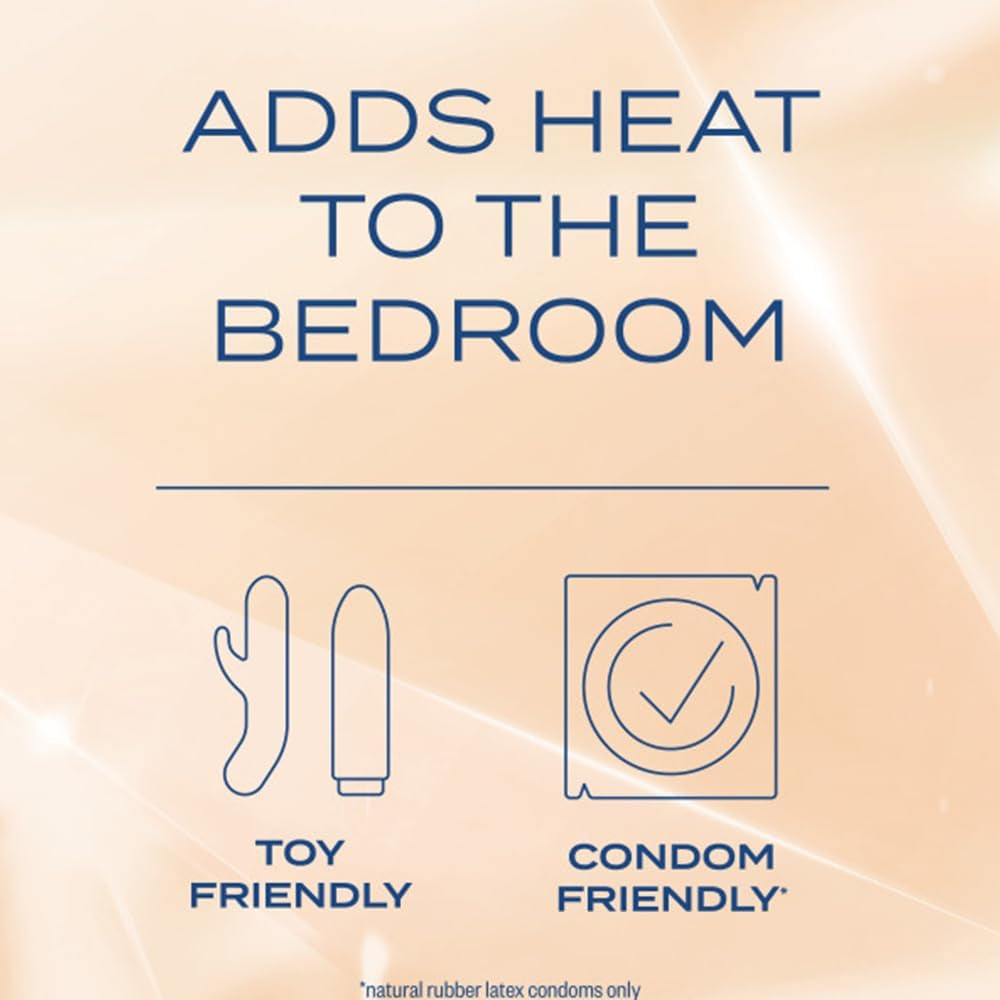 Warming Jelly Glycerin Based Formula 5 Fl Oz. Sensorial Personal Lubricant for Men, Women and Couples & Safe to Use with Latex Condoms (2-Pack)