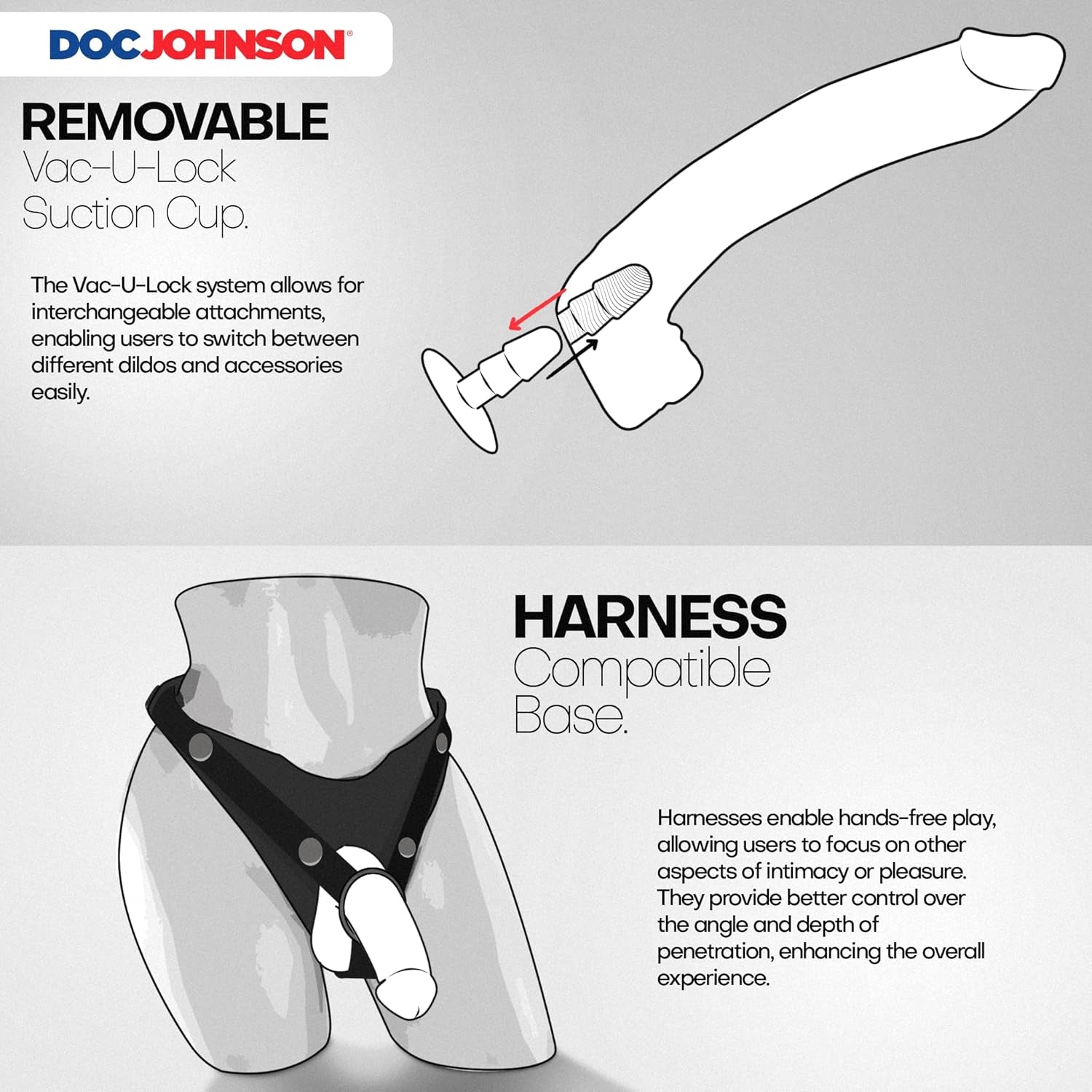 Signature Series - Dredd - 13.5 Inch ULTRASKYN Dildo with Removable Vac-U-Lock Suction Cup - F-Machine & Harness Compatible - for Adults Only, Chocolate