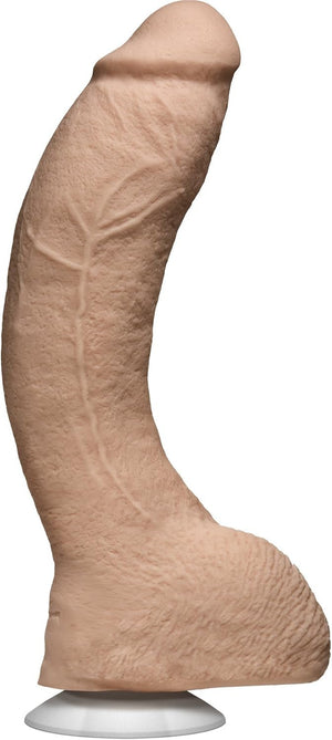 Signature Series - Jeff Stryker - 10 Inch Realistic ULTRASKYN Dildo with Removable Vac-U-Lock Suction Cup - F-Machine & Harness Compatible - for Adults Only, Vanilla