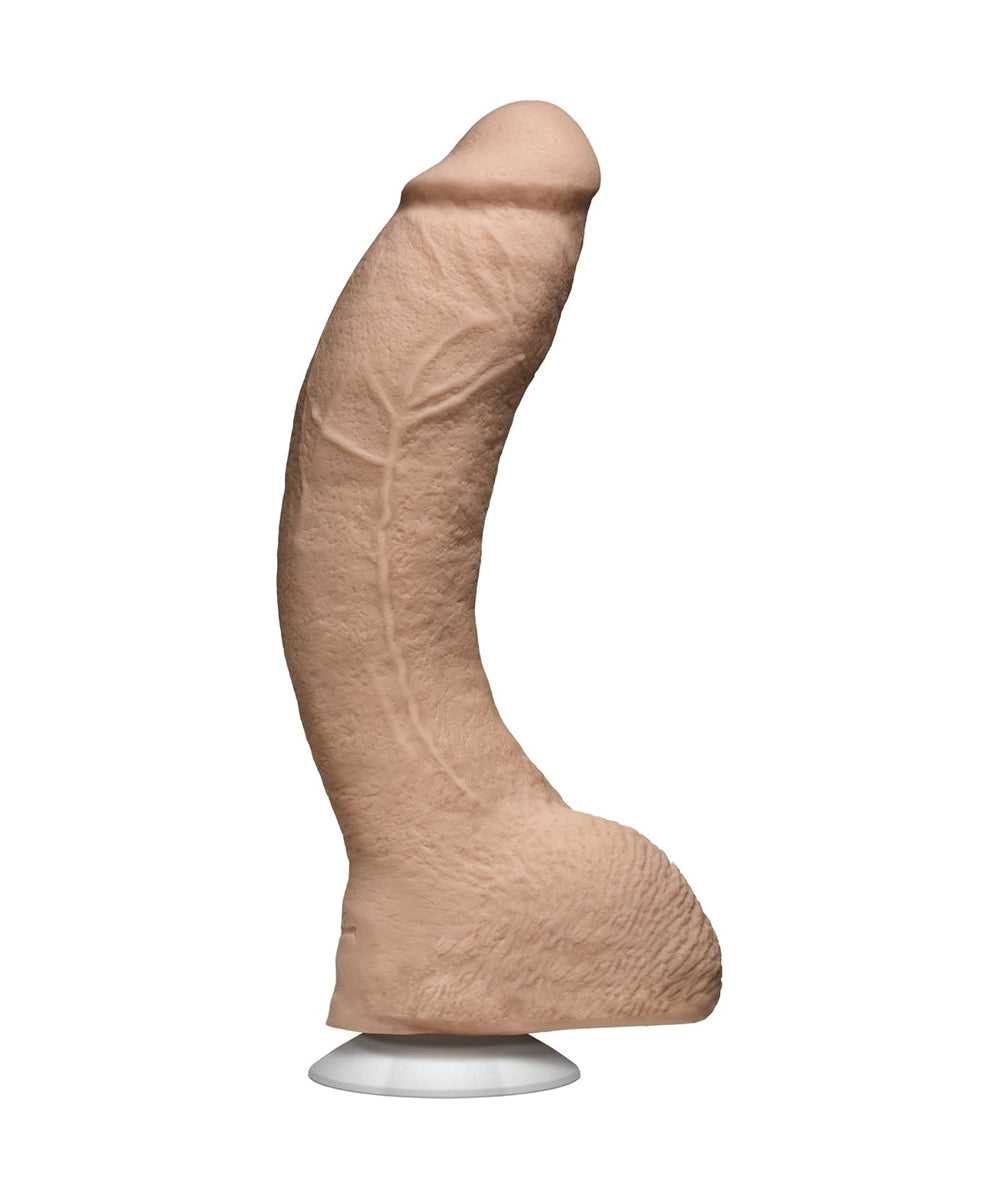 Signature Series - Jeff Stryker - 10 Inch Realistic ULTRASKYN Dildo with Removable Vac-U-Lock Suction Cup - F-Machine & Harness Compatible - for Adults Only, Vanilla