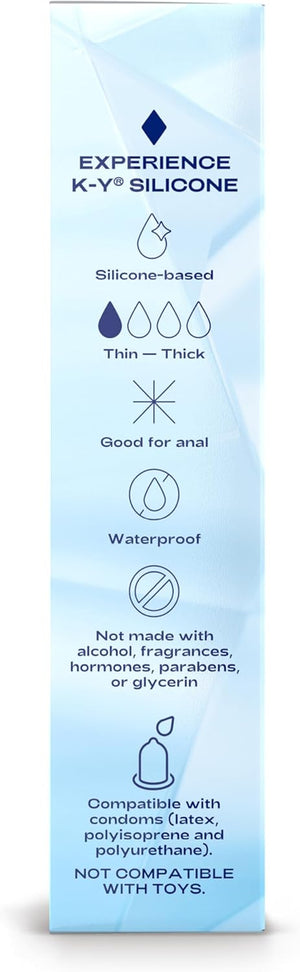 Silicone Lube, Premium Personal Lubricant, Silicone-Based Formula, Safe to Use with Condoms, for Men, Women and Couples, 4.5 Fl Oz