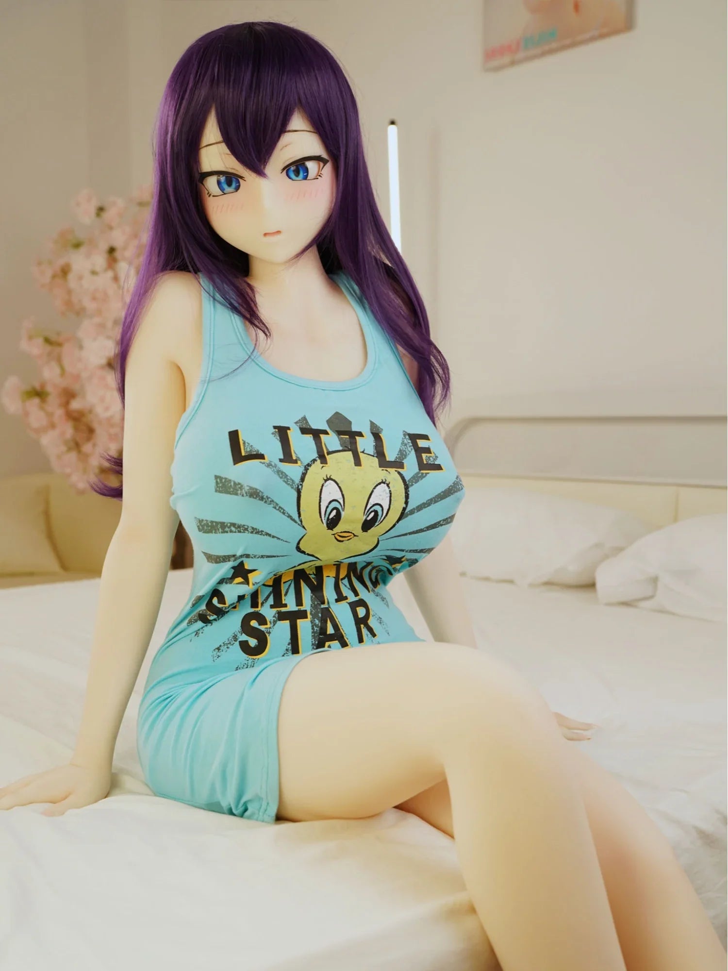 150cm(4ft11)-35kg Akane E Cup S-TPE Animes Gel filled Hentai Sex Doll | IROKEBIJIN Doll