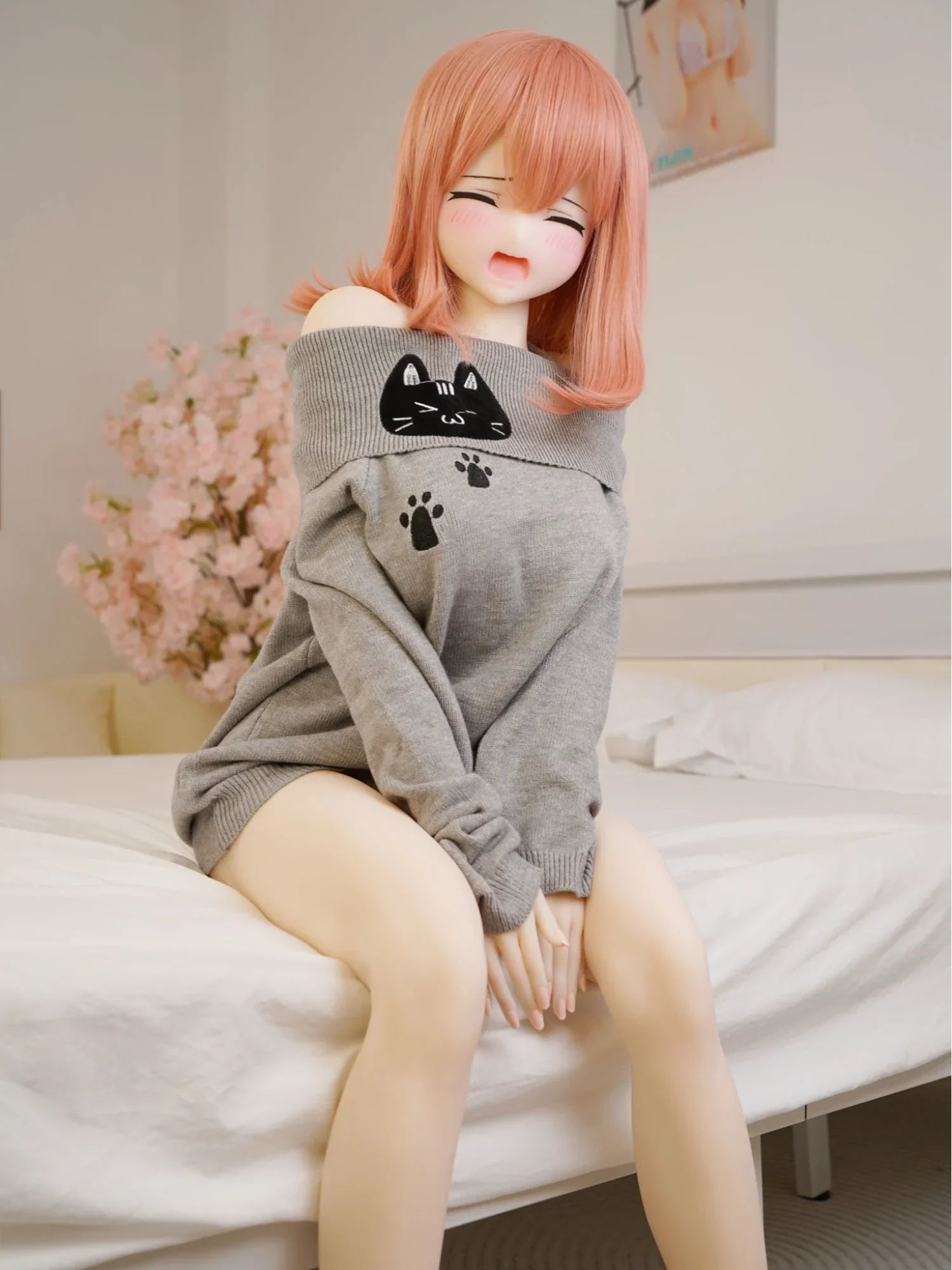 152cm(4ft12)-32kg Hina C Cup S-TPE Gel filled Breasts Anime Hentai Sex Doll | IROKEBIJIN Doll
