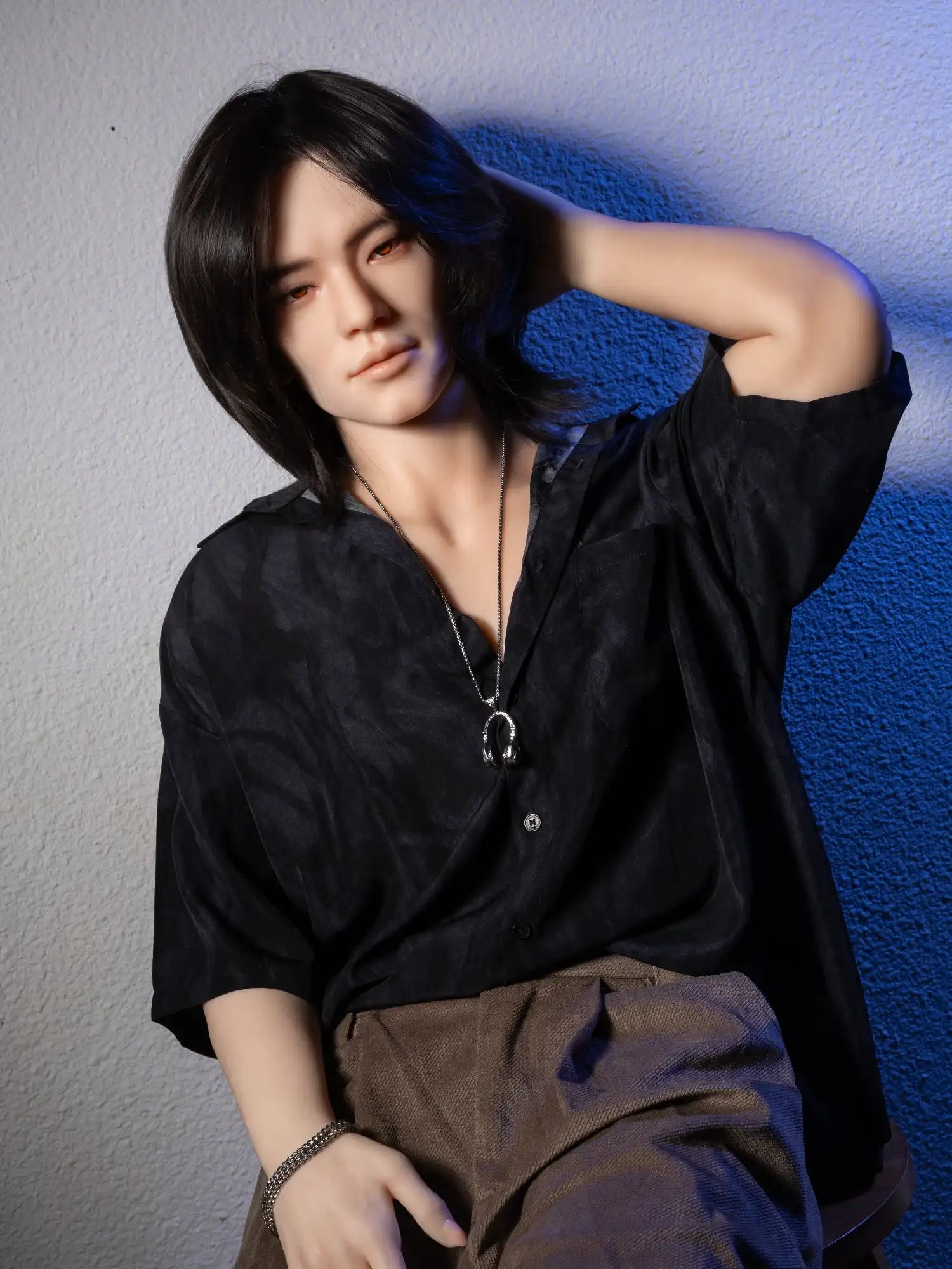 177cm/5ft10-55kg Femboy Full Size Sex With Silicone Male Sex Doll | Qita doll