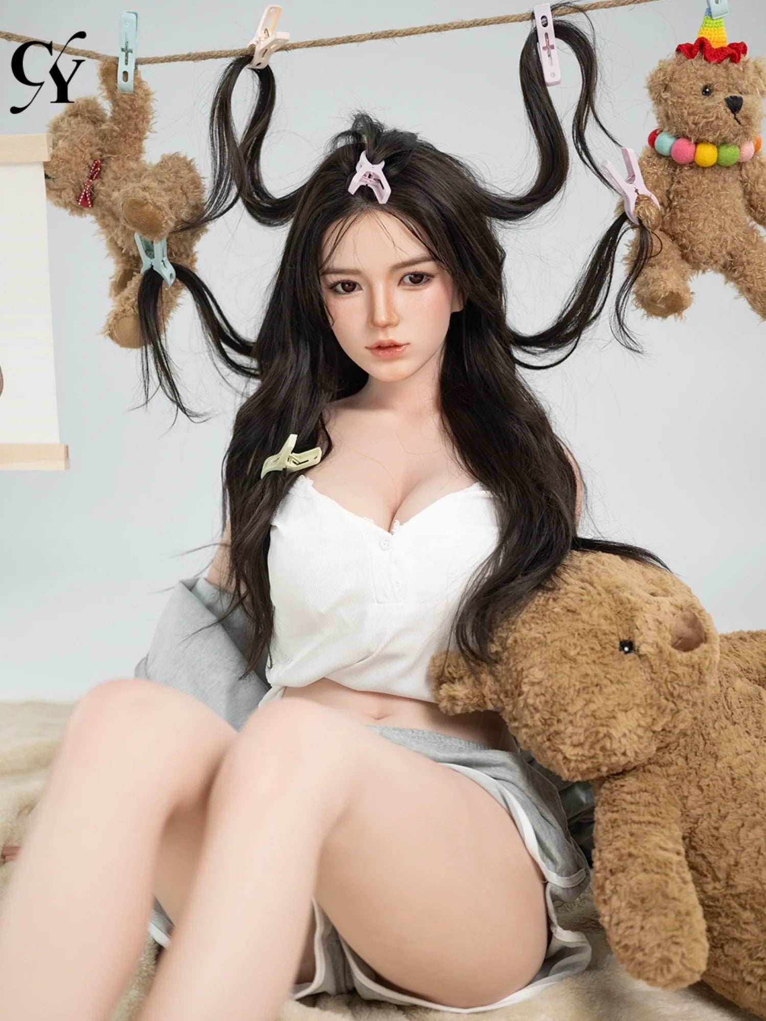 157cm/5.77ft--34kg D Cup Silicone Realistic Asian Sex Doll  | TOP-CYDOLL
