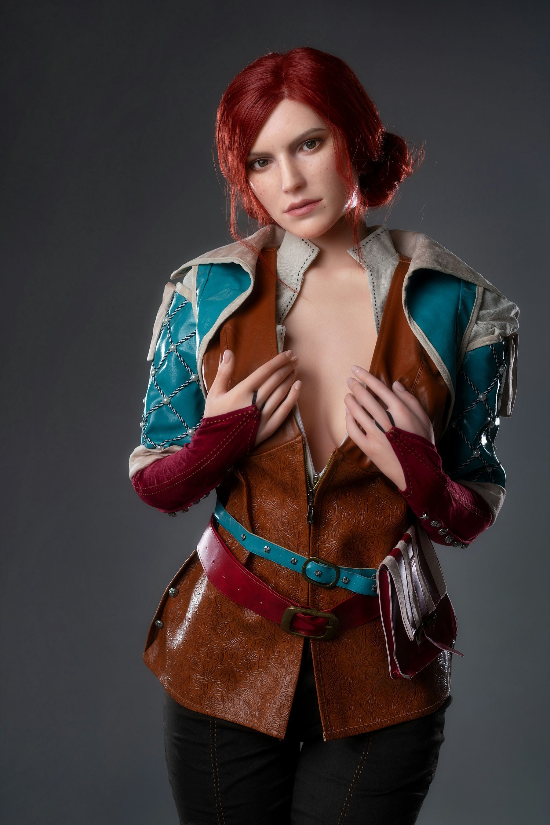 Triss Merigold 168CM E-Cup Game Character Premium Realistic Silicone Doll