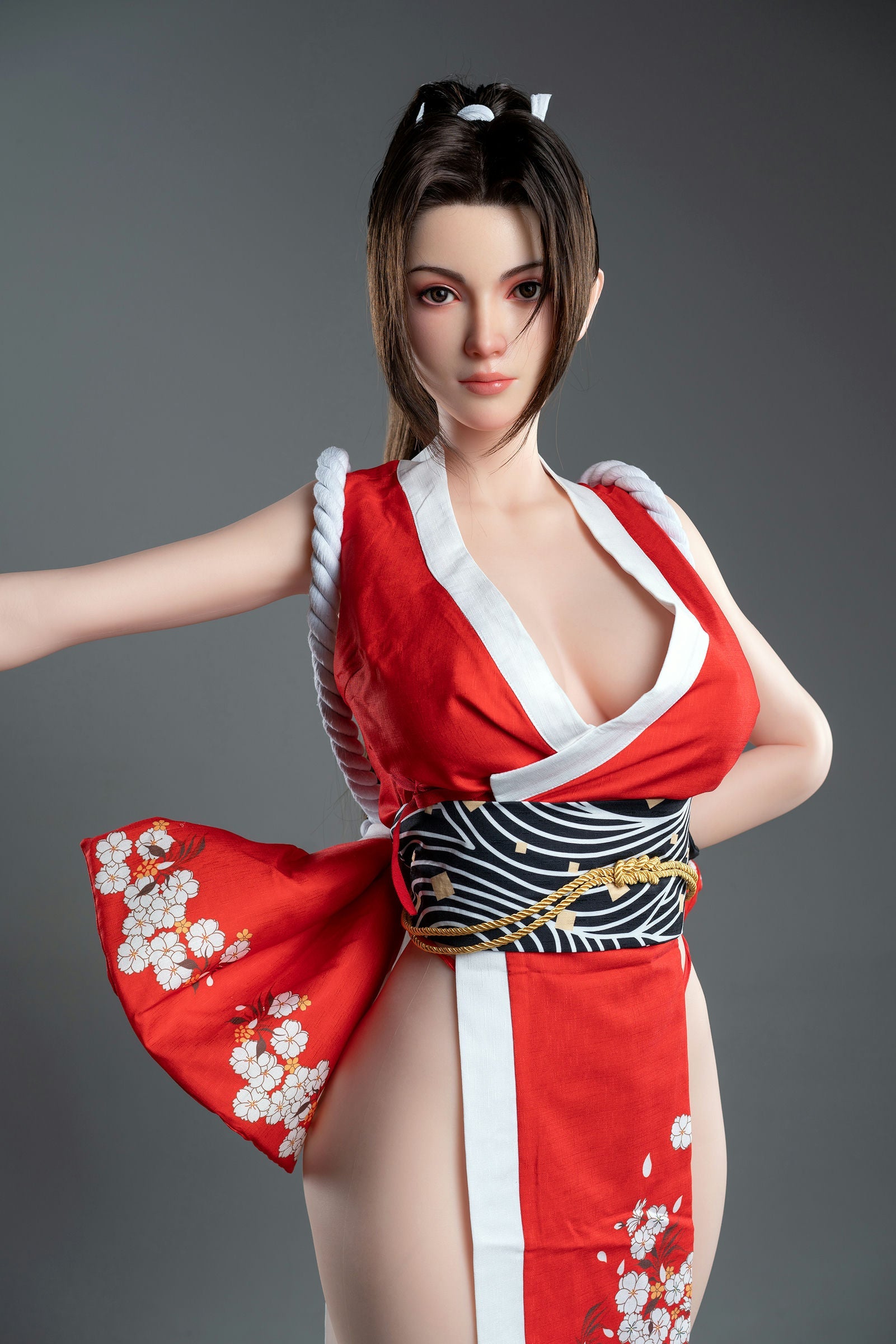 Mai Shiranui 165CM G-Cup Game Anime Character Premium Realistic Silicone Doll