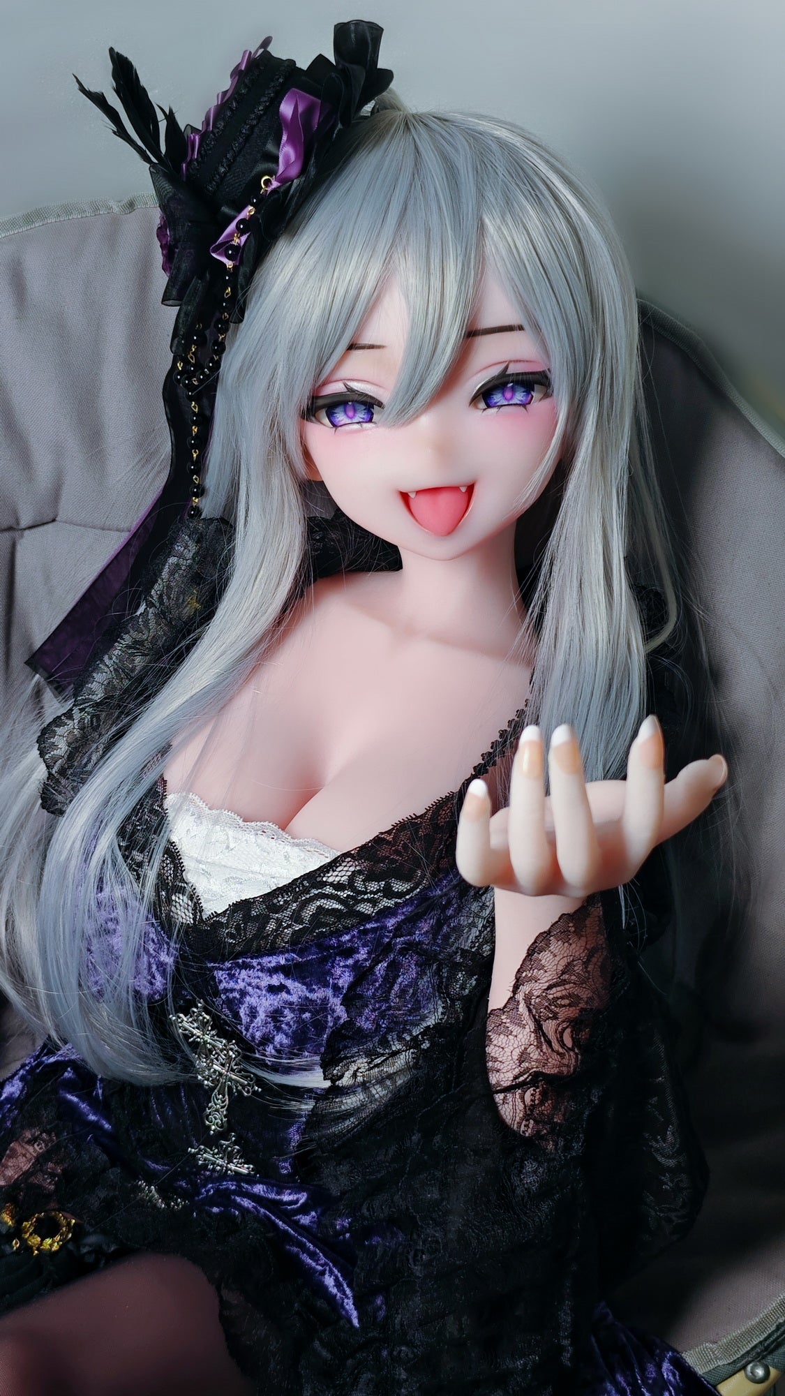 Elsababe 148cm Silicone Doll – Chono Miyu, Gothic Vampire Queen