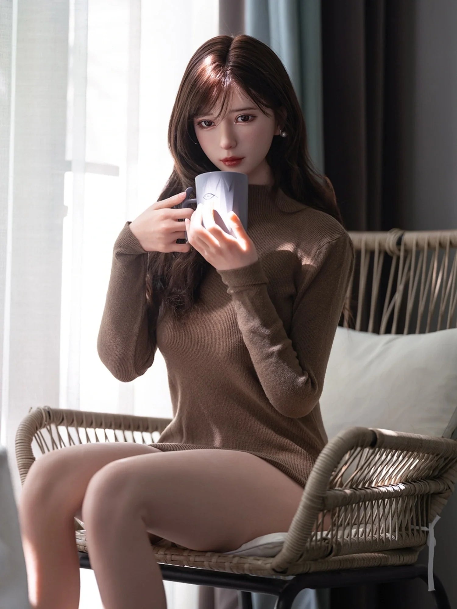 168cm/5ft5-35kg F Cup Silicone Realistic Sex Doll | TOP-CYDOLL
