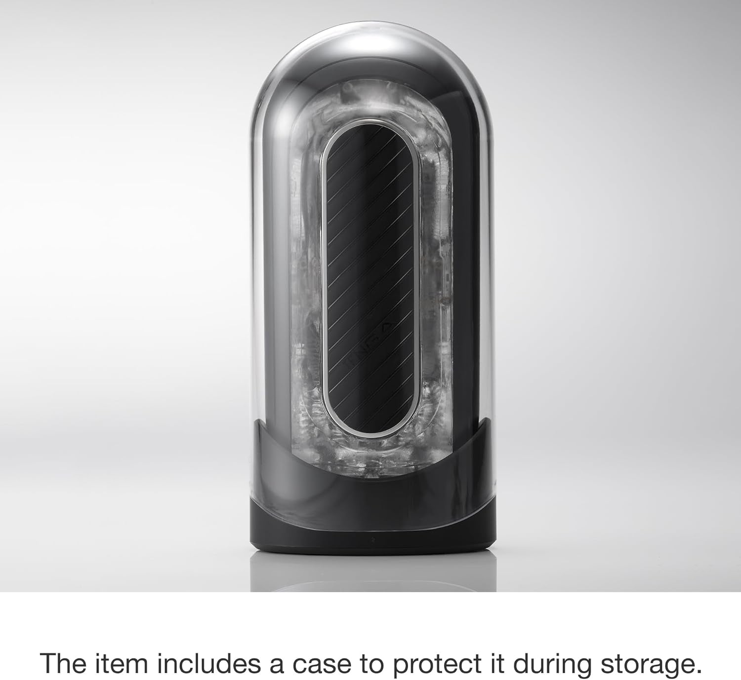 FLIP 0 (Zero) Gravity EV (Electronic Vibration) Male Masturbator, Reusable Sleeve Vibrator, Gravity Black