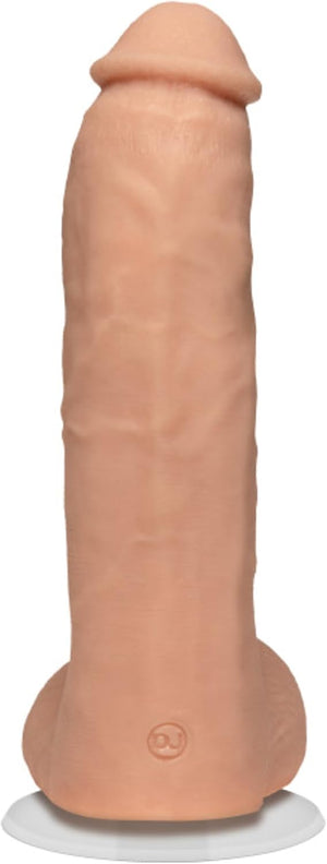 Signature Series - Chad White - 8.5 Inch Realistic ULTRASKYN Dildo with Removable Vac-U-Lock Suction Cup - F-Machine & Harness Compatible - for Adults Only, Vanilla