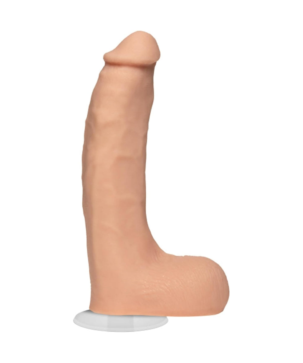 Signature Series - Chad White - 8.5 Inch Realistic ULTRASKYN Dildo with Removable Vac-U-Lock Suction Cup - F-Machine & Harness Compatible - for Adults Only, Vanilla