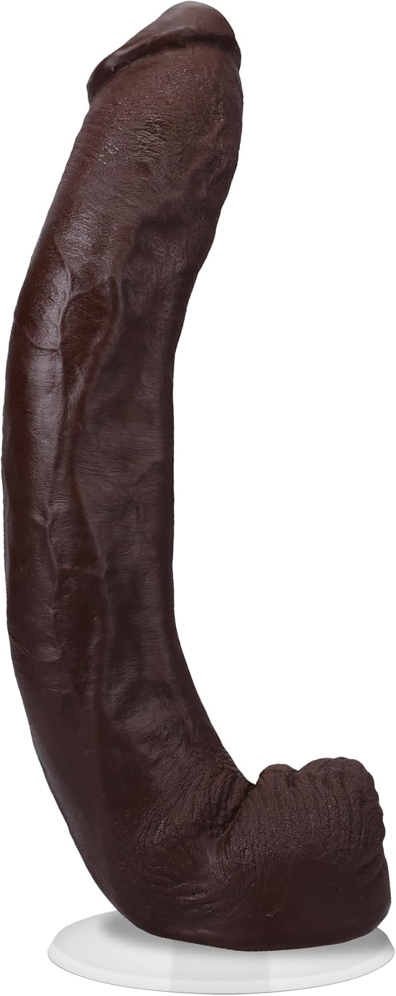 Signature Series - Dredd - 13.5 Inch ULTRASKYN Dildo with Removable Vac-U-Lock Suction Cup - F-Machine & Harness Compatible - for Adults Only, Chocolate