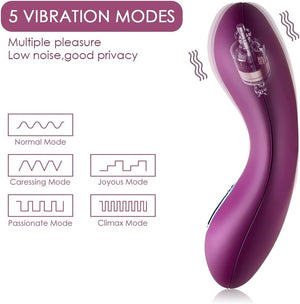 Echo Clitoral Vibrators for Women,Tongue-Shaped Female Vibrator Rechargeable Stimulator Stimulation Clit Dildo Adult Sex Toys for Couples for Beginners(Violet)