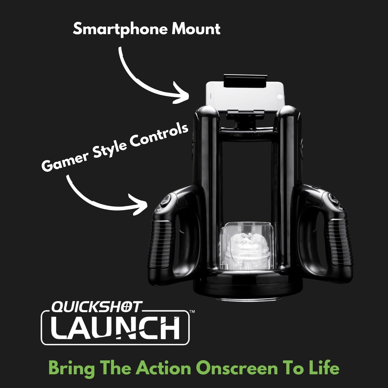 Quickshot Launch | Gamer Style Controls for Stroke Length and Speed