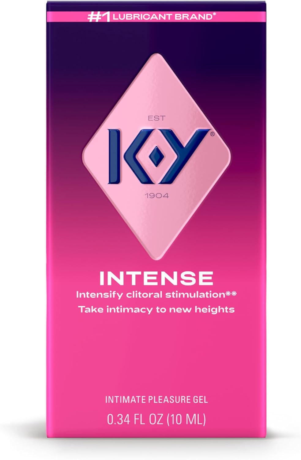 Intense Female Lubricant Arousal Gel Lube for Her Multi 0.34 Fl Oz (Pack of 1)