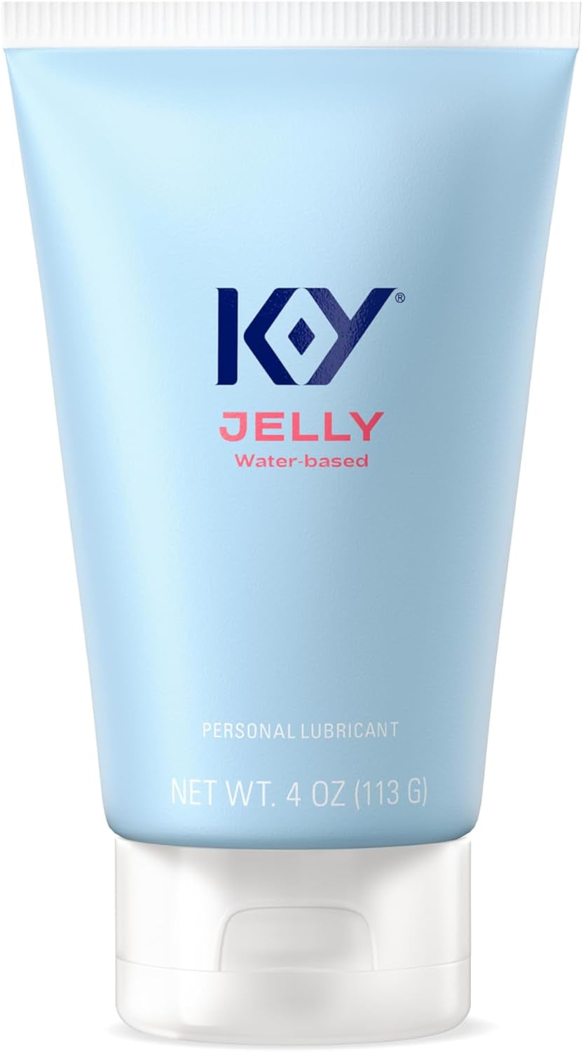 Jelly Personal Lubricant, Body-Friendly Water-Based Formula, Safe for Anal Sex, Safe to Use with Latex Condoms. Glide into a Wetter, Better Experience Every Day. for Men, Women, Couples, 4 FL OZ
