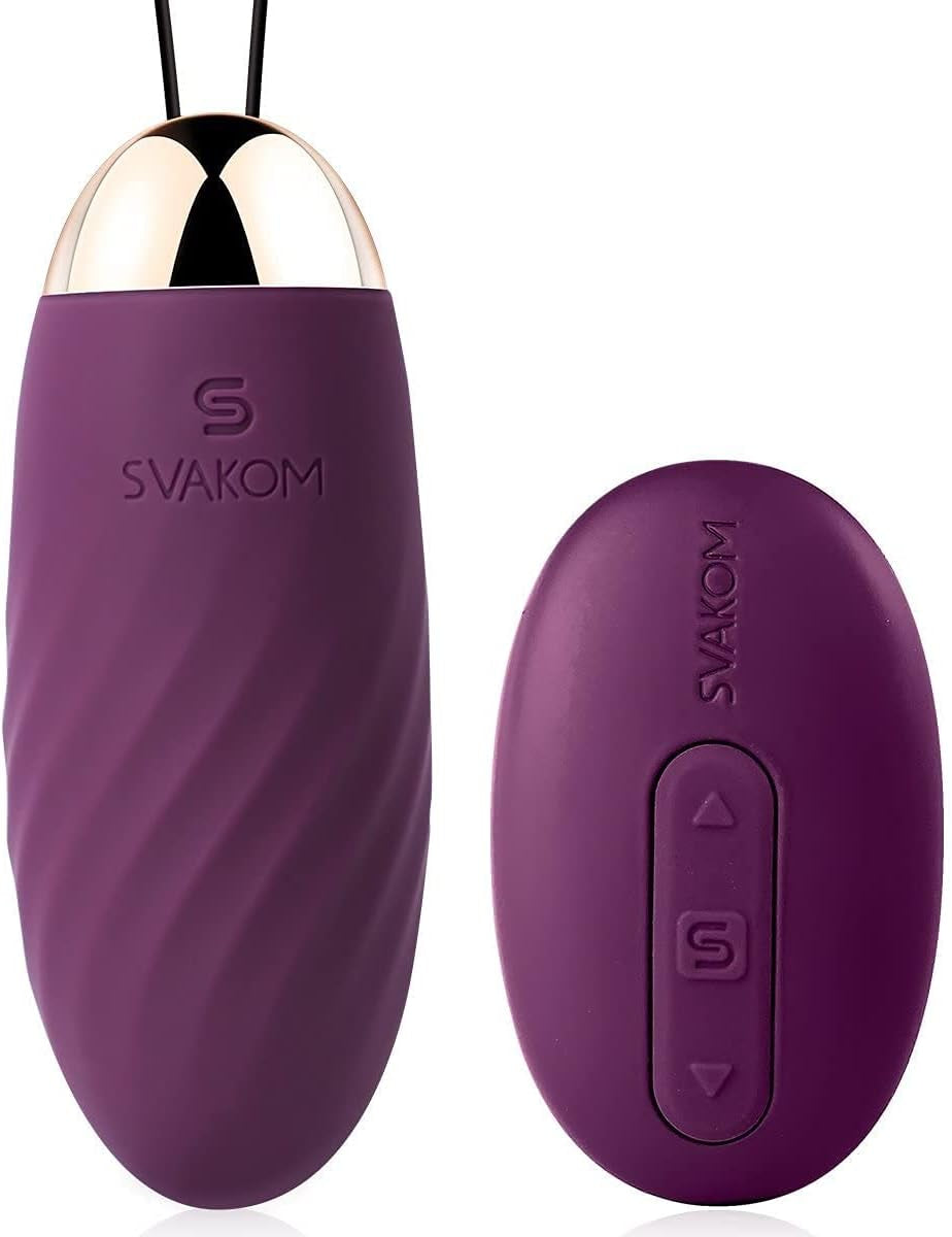 Bullet Vibrator with Remote Control for G Spot Stimulation, Elmer Wireless Vibrating Eggs, Wearable Love Balls with 26 Vibration Patterns, Silicone Clitoral Massager Sex Toys for Women