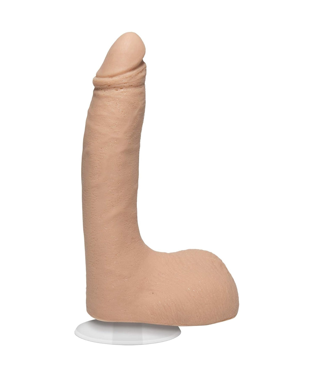 Signature Series - Randy - 8.5 Inch Realistic ULTRASKYN Dildo with Removable Vac-U-Lock Suction Cup - F-Machine & Harness Compatible - for Adults Only, Vanilla