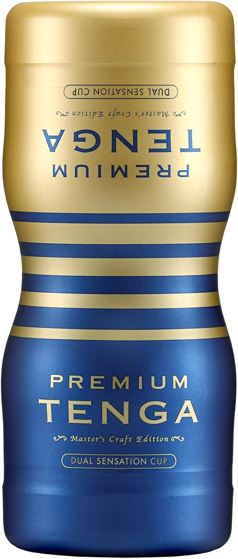 Premium Disposable, One Time Use, Prelubricated, Male Masturbator Dual Sensation Cup, Blue