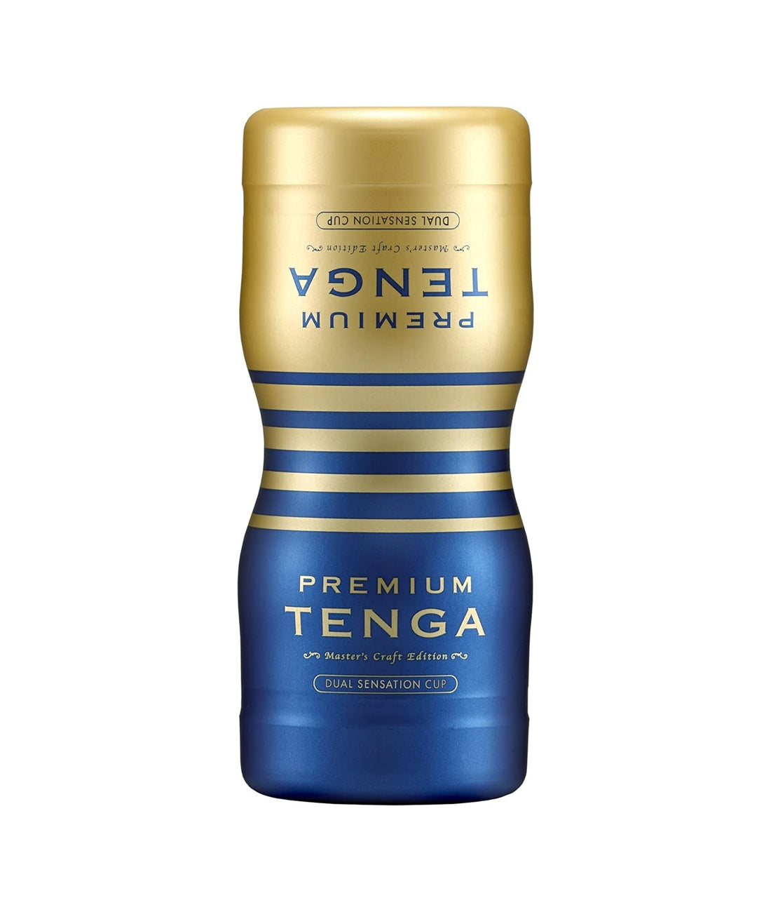 Premium Disposable, One Time Use, Prelubricated, Male Masturbator Dual Sensation Cup, Blue