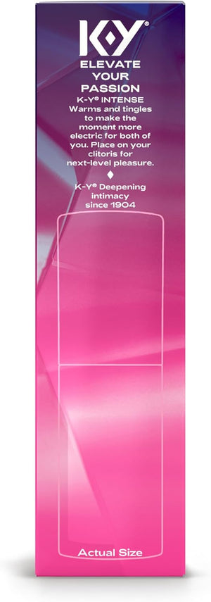 Intense Female Lubricant Arousal Gel Lube for Her Multi 0.34 Fl Oz (Pack of 1)