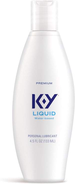 Liquid Lube, Personal Lubricant, NEW Water-Based Formula, Safe for Anal Use, Safe to Use with Latex Condoms, for Men, Women and Couples, Body Friendly 4.5 FL OZ