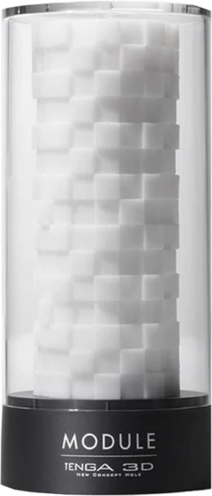 3D Sensual Massage Male Masturbator, Soothing Sculpted Masturbation Sleeve for Men, Reusable Pleasure Device, TNH-002 MODULE, White (TNH002)