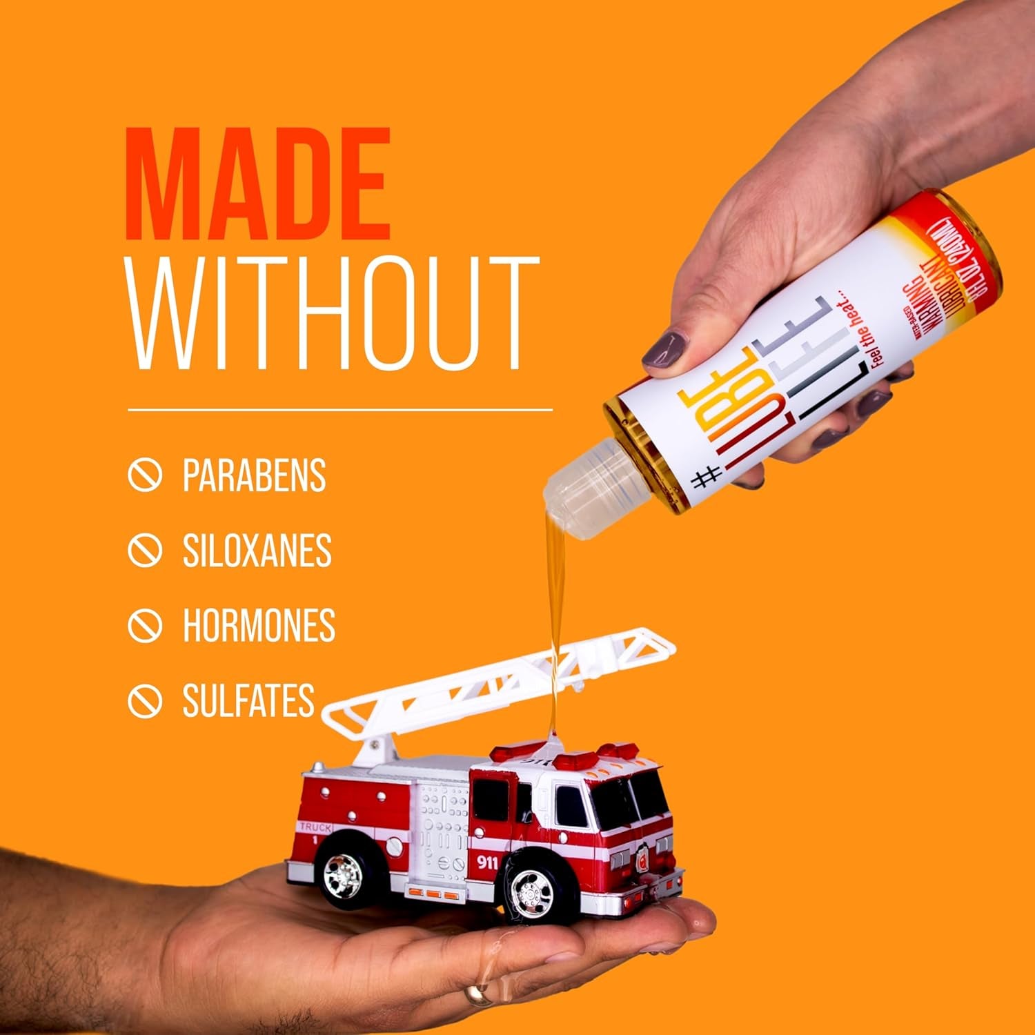 Lubelife Water-Based Warming Lubricant, Warm Invigorating Heating Sensation, Lube for Men, Women and Couples, 8 Fl Oz